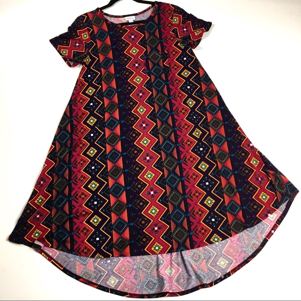 LuLaRoe Carley Dress Aztec Print